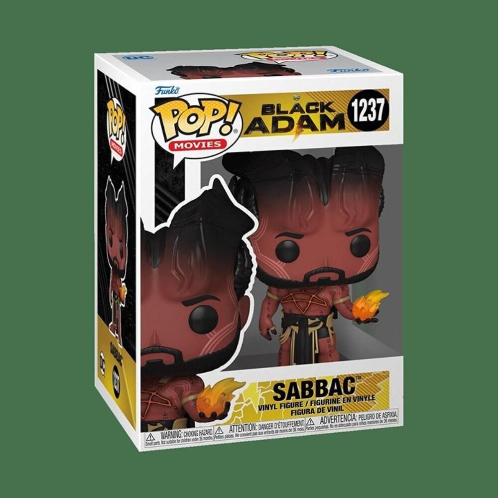 Funko Pop! Movies: Black Adam – Sabbac #1237 Vinyl Figure – New in Box
